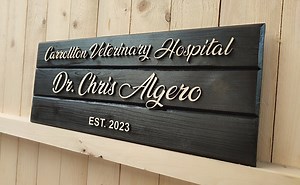 Veterinarian Wood Sign, Veterinary Gift, Personalized Vet Gift, Veterinary Wall Decor, Gift for Veterinarian, Custom Vet Sign, Gift for Vet - Etsy