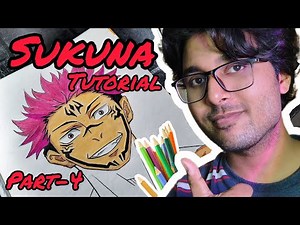 How To Draw Sukuna Part - 4 || Daily Live Art Class✨✅