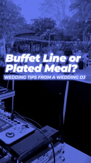 Buffet vs. Plated⁠ ⁠ There’s no “right” answer, just the right fit for your wedding.⁠ ⁠ Plated dinners will almost always feel more upscale. They pair naturally with formal, indoor, black-tie-leaning celebrations. Drop that same plated service into a laid-back, outdoor reception and it can feel a little… off.⁠ ⁠ On the flip side, a buffet can feel perfect for a relaxed, open-air vibe—but sometimes feels mismatched in a lavish ballroom setting.⁠ ⁠ Of course, a great caterer can make anything work