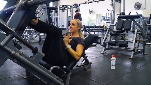 20 reactions | PT Juliette Vagg demonstrates how to vary foot positioning on our Hammer Strength Plate Loaded Linear Leg Press to target different areas of the legs and glutes. ☑️ Easy-to-use flip-in, flip-out mechanism ☑️ Linear bearings create a smooth feel and function ☑️ Polyethylene spray-coated foot platform for impact, corrosion, and abrasion resistance ☑️ Long-lasting molded pads Learn more: https://bit.ly/3dp8wVm | Hammer Strength Australia | Facebook