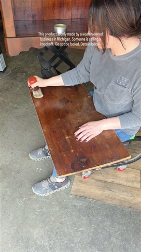 Wood Salve Knockoff #diy #antiquefurniture #furnitureflip #dupe