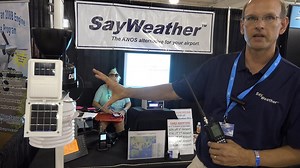 Control of lights of a private aerodrome by means of vhf y rele