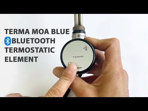 Terma MOA Blue Programmable Thermostatic Heating Element | Functions Overview