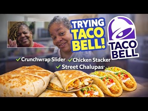 Taco Bell NEW Menu Review! Crunchwrap Slider, Chicken Stacker & Chalupas 😳