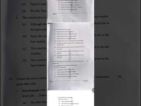English -1 Answer Key(ICSE CLASS X - 2026)