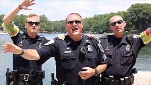 Tega Cay police join on the lip sync fun. The police department has released a 5-minute video of nearly a dozen officers dancing and lip synching on the Tega Cay Golf Course and on boat police cruisers. MORE: https://bit.ly/2uDELuf | Rock Hill Herald
