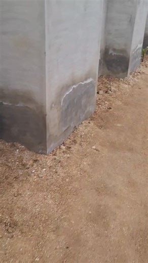 Bible says lack of knowledge my people perish, most of these masons lack proper technical knowledge in Building Science hence build anyhow without applying science and technology, then later allows their clients to suffer in the end. A fence wall being severely damped by moisture as a result of Ground water movement through capillary action. Blocks and strip concrete poured used for foundation footing are porous therefore allows the passage of moisture, please take your damp proofing very seriou