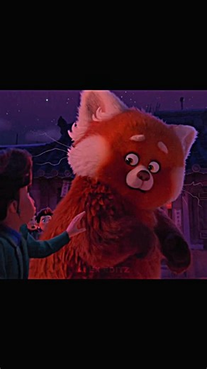 the big red panda | turning red | #new #trend #edits #shorts #animation