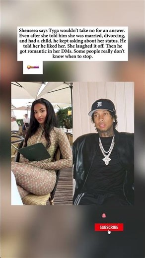 Shenseea: Tyga Kept Asking My Relationship Status While I Was Married