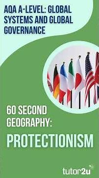 60 Second Geography | AQA A-Level Geography | Protectionism (GSGG 24)
