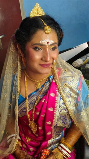 Beautiful bengali bride makeover 💄💄 #fyp#explore #reach | Nitu Singh