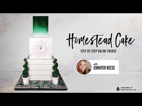 Homestead-Style Cake Tutorial (Step-by-Step Online Course on SUGARGEEKSHOW.COM)