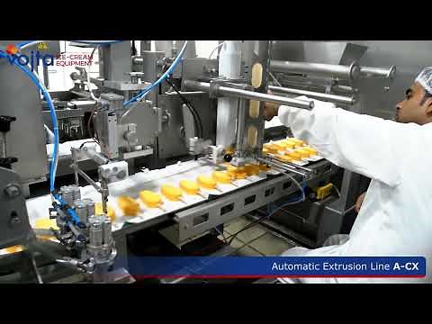 Universal extrusion line for ICE CREAM medium capacity 6000-15000 pcs/h