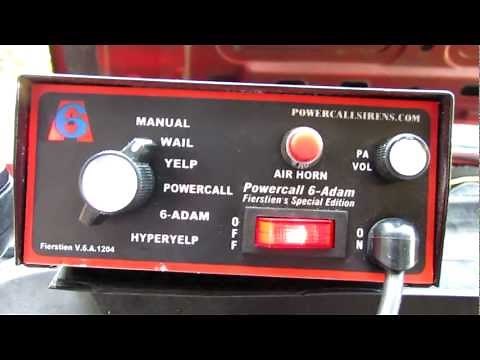 Powercall 6-Adam Siren Demo