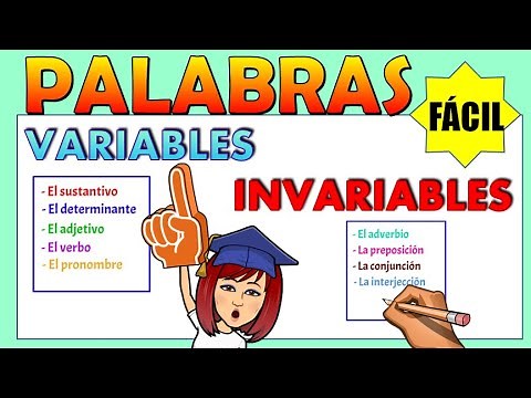 📚VARIABLE AND INVARIABLE WORDS Educational Video