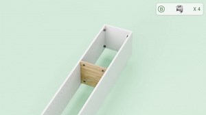 SoBuy Bathroom Narrow Storage Cabinet Skinny Tall Unit with Adjustable Shelves Slender Anti-Tipping Floor Standing Cupboard, White & Natural BZR34-WN