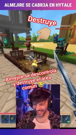 ALMEJIRE GOES HULK MODE IN HYTALE 🤣 🤣 a classic #arkeanos #nexxuz #nexxuzhd