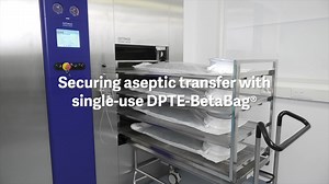 Getinge Securing aseptic transfer with Single-use beta bags