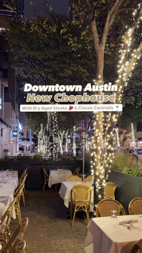 If you’re looking for your next date-night, this brand-new NYC-inspired chophouse downtown is the spot. ✨🥩 @vanhorns.atx �We kicked off the evening with East Coast oysters 🦪 a gin spritz, then tried their special: lobster thermidor with a creamy wine sauce baked right into the shell. �For entrées: filet mignon 🥩 and miso-glazed black cod with bok choy, with onion rings a wedge salad 🥗 on the side. And of course… tiramisu, an espresso martini ☕️🍸, and a carajillo to finish. The brand-new res