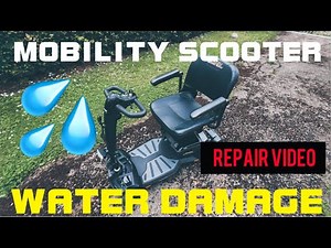 Mobility Scooter COMPLETELY DEAD 💀 Fixing a WATER DAMAGED 💦 Mobility Scooter | Tutorial Repair Video