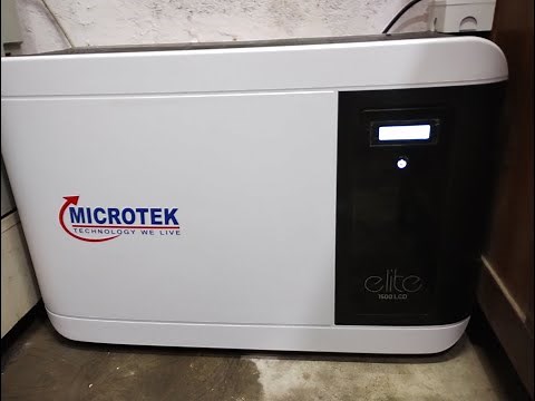 MICROTEK elite 1500 LCD UPS / Inverter after one day Review