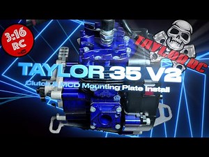 Taylor 35 V2 - Clutch & MCD Engine Plate Install *Time Lapse*