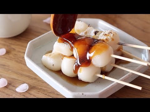 Mitarashi Dango：Chewy Japanese sweet dumplings＊No egg, No oven, No machine