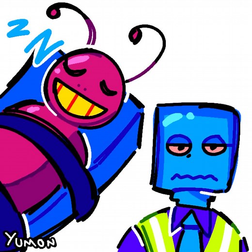 Bugbo x Thomas Flyswatter Digital Art Animation