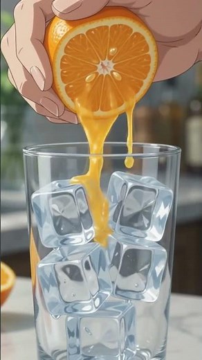ASMR Anime POV: Making Freshly Squeezed Orange Juice 🍊 | Relaxing Aesthetic