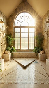 Thinking about large format tile in your shower? Read this first ⬇️ Large format tile looks 🔥 and means less grout to clean… BUT the shower floor has to be built to drain perfectly. We use an “envelope cut” on the floor so the tile can hold the proper slope to the drain, which helps water move off the surface faster and keeps the shower drying out quicker. Details matter. This is how you avoid standing water problem areas. ✅ DM me if you want help planning your shower. #BrevardTile #BrevardCoun