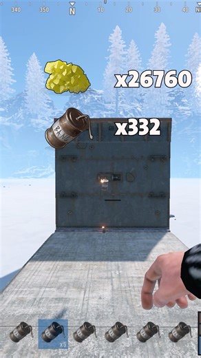 كم بينكان تحتاج حتى تريد كل انواع الجدران في راست #راست #رست #rust #rustgame #rustgameplay #اكسبلور