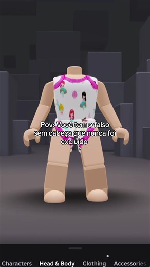 ela tá no mesmo grupo que a outra ainda mano! Muito bom ##roblox #robloxtiktok #headless #korblox #ugcroblox