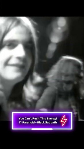 🤘 Paranoid Black Sabbath #metal You Can’t Resit This Energy!