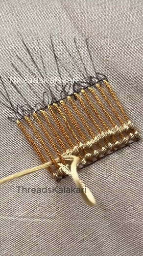 164K views · 2.2K reactions | Beatiful hand embroidery design for Beginners #handembroiderywork #handembroideryvideo #handembroideryart #love #embroiderytutorial #cleaninghacks #INDvsSL #Mbappe #threadskalakari #lifehacks #diy #digitalcreator #digitalart | ThreadsKalakari | Facebook