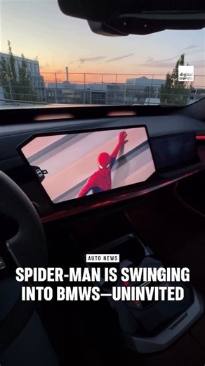 Spider-Man just invaded BMW dashboards