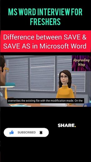 MS Word interview Questions & Answers #upgradingway #dataentry #interview #youtube #shorts #word