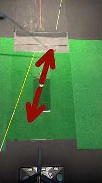 POV of the proper golf swing path. Inside-out for draws.