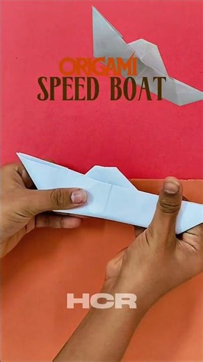 origami speed boat #easy