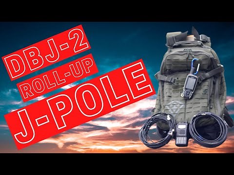 How to make a DIY Dual Band Rollup J pole Antenna for 2 meters and 70 centimeters!!