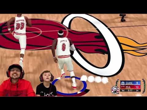 NBA 2k20 FGTeeV Duddy vs. FGTeeV Chase. (Red Disc)