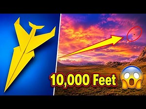 How to Make the WORLD RECORD Paper Airplane ✈️ Flies Far and Straight!