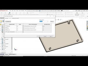 How to Add Custom Properties in Solidworks