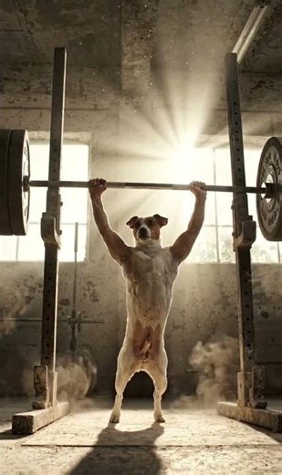 The World's Strongest Jack Russell: Ultimate Overhead Press! 🐶🏋️‍♂️