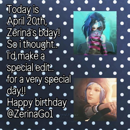 HAPPY BIRTHDAY TO ‪@ZerinaGo1‬