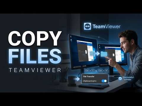 Copy & Paste Files in TeamViewer | Full Tutorial