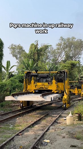 Pqrs machine in up railway #reels #newvideopost #tridingpost #viralpost2025シ | Railway Fains