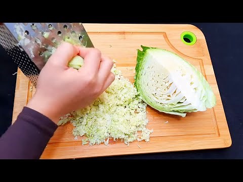 Grated Cabbage ‼ Recipe with simple ingredients | Easy Recipe