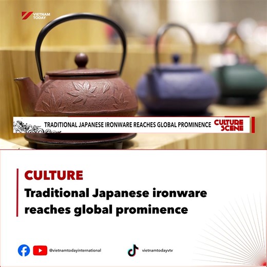 11K views · 272 reactions | Morioka Town in Iwate Prefecture is renowned for its long-standing craft villages that produce traditional ironware — most notably the iconic cast-iron teapots that are exported around the world. How has this local handicraft managed to reach such global prominence? Let’s find out with our team of correspondents based in Japan. #VietnamToday #VTV #culture #tourism #travel #ironware #Japan | Vietnam Today | Facebook