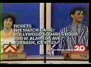 The Match Game Hollywood Squares Hour Ticket Plug