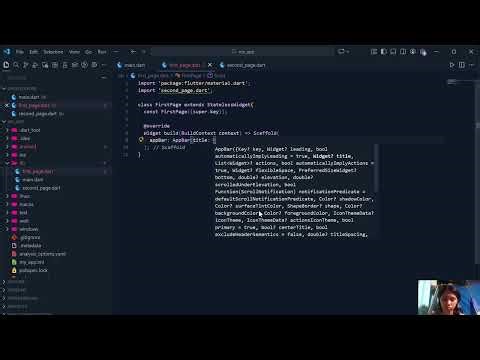Flutter Simple Page Navigation with a Button